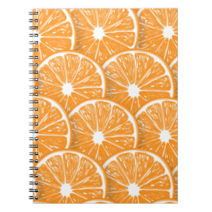 Caderno Espiral Fatias de laranja