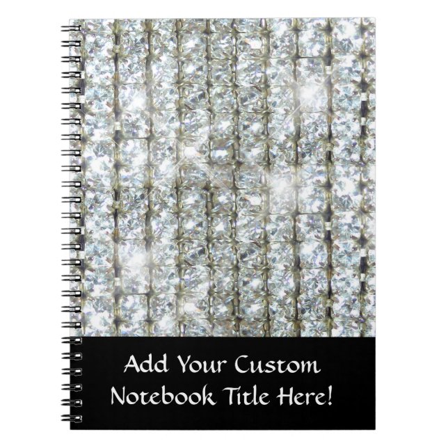 Caderno Espiral Faux Bling (Frente)