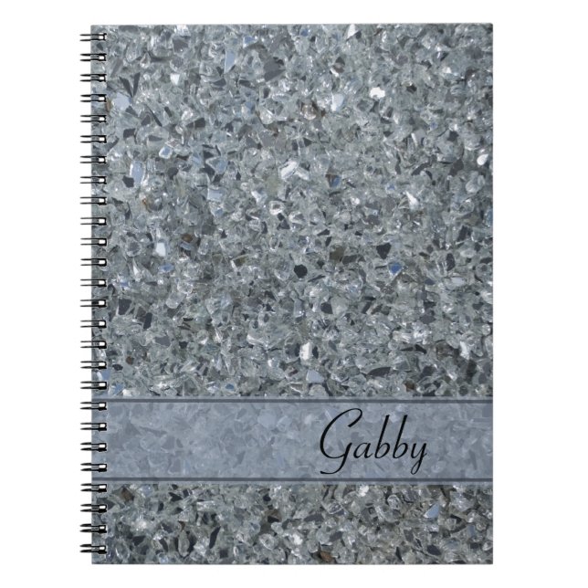Caderno Espiral Faux Sparkle (Frente)