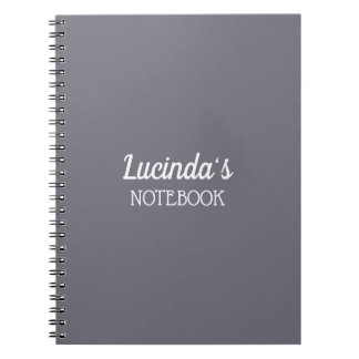 Caderno Espiral Favo de Mel | Cor Sólida Lavanda 5 Pessoal