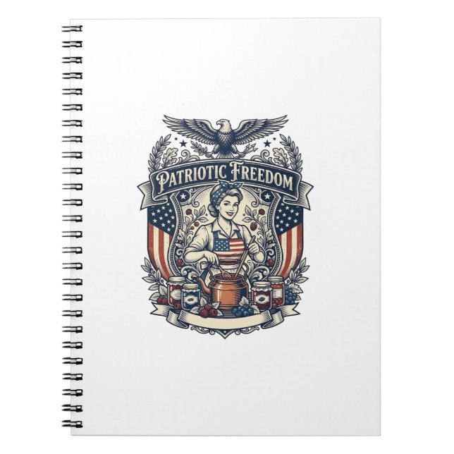 Caderno Espiral Fazedor de Geleia Patriota (Frente)