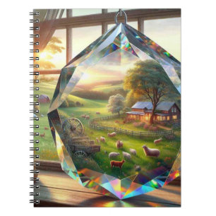 Caderno Espiral Fazenda de Cristal