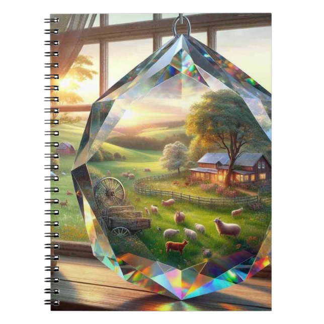 Caderno Espiral Fazenda de Cristal (Frente)