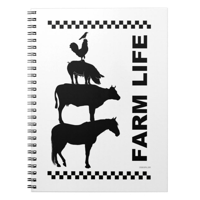 CADERNO ESPIRAL FAZENDA LIFE (Frente)
