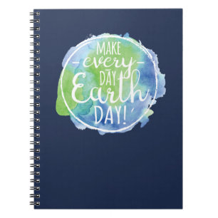 Caderno Espiral Fazer o notebook do dia a dia do dia da Terra