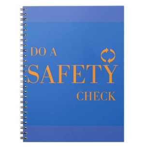 Caderno Espiral Fazer Uma Verificação De Segurança