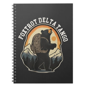 Caderno Espiral FDT Resist Bear Foxtrot Delta Tango