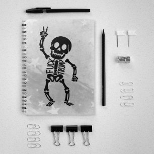 Caderno Espiral FDT Trump Funny Anti Trump Skype