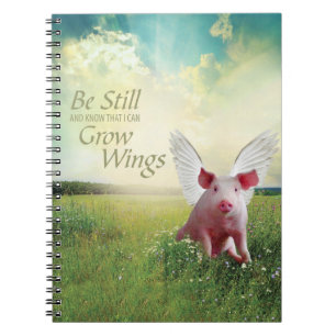 Caderno Espiral Fé Em Suínos