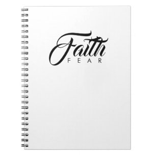 Caderno Espiral Fé sobre o Medo Branco