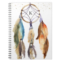 Feather Girly Dreamcatcher Elegante Personalizada