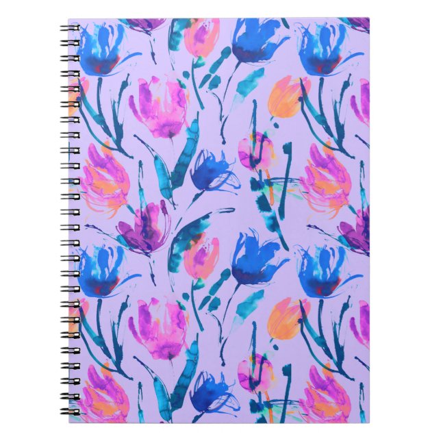 Caderno Espiral Febre das Tulipas (Frente)