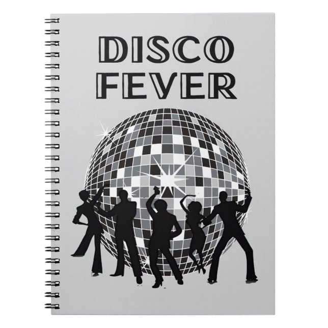Caderno Espiral Febre do Disco (Frente)