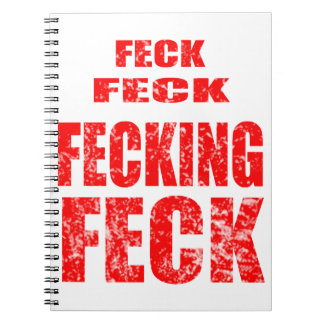 Caderno Espiral feck fecking do feck do feck