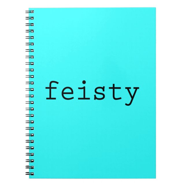 Caderno Espiral Feisty (Frente)