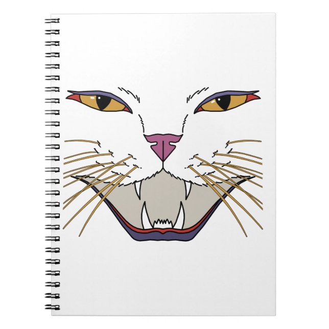 Caderno Espiral Feisty Cat Lover (Frente)