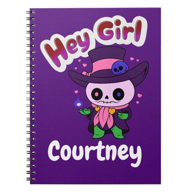Caderno Espiral Feiticeiro Voodoo Bob Funny Personalizado (Frente)