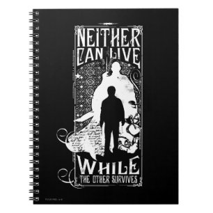 Caderno Espiral Feitiço de Harry Potter   Nenhum Pode Viver