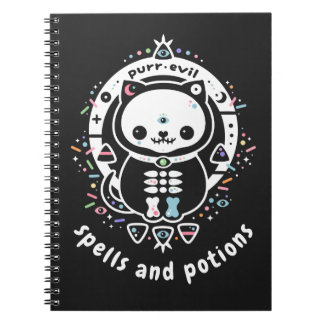 Caderno Espiral Feitiços e Góticos de Pastel