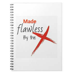 Caderno Espiral Feito sem falhas pela cruz