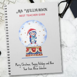 Caderno Espiral Felicidades Personalizadas, Melhor Professor de To