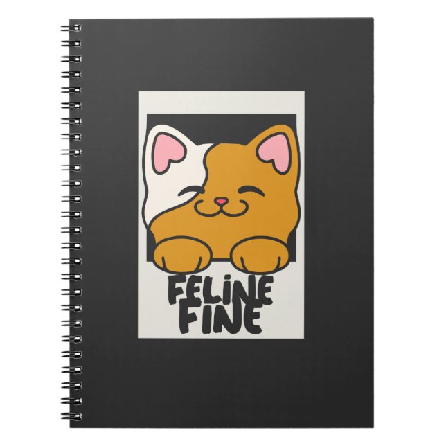Caderno Espiral Feline Fine (Frente)