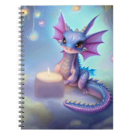 Caderno Espiral Feliz aniversário Dragão bebê