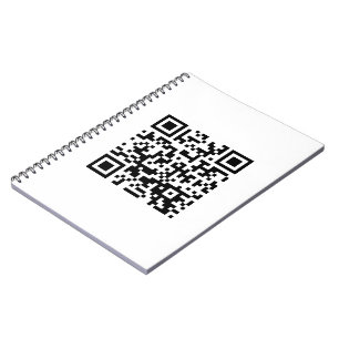 Caderno Espiral Feliz ano novo! — Código QR