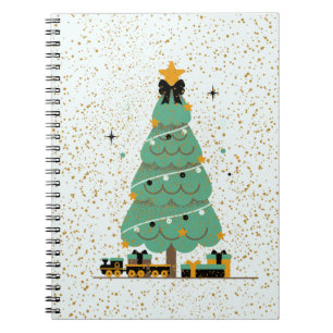 Caderno Espiral Feliz Design de Natal