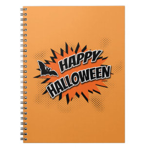 Caderno Espiral Feliz Dia das Bruxas
