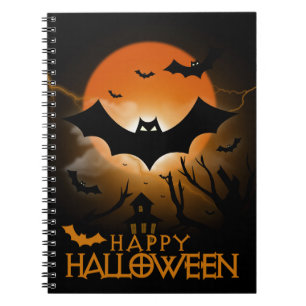 Caderno Espiral Feliz Dia das Bruxas 2