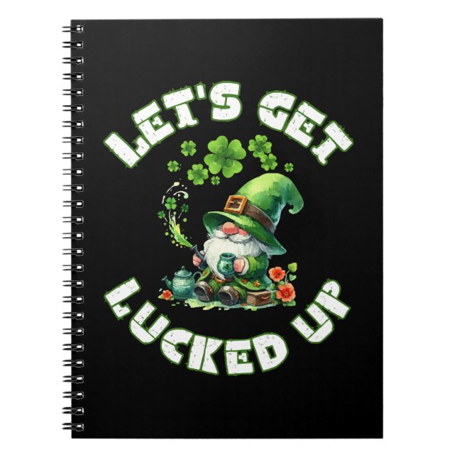 Caderno Espiral feliz dia de são patrício (Frente)
