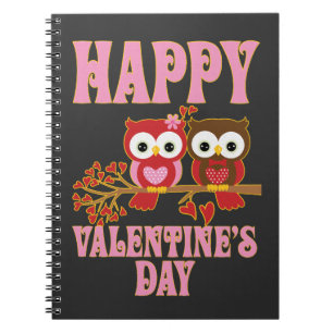 Caderno Espiral Feliz Dia dos Namorados