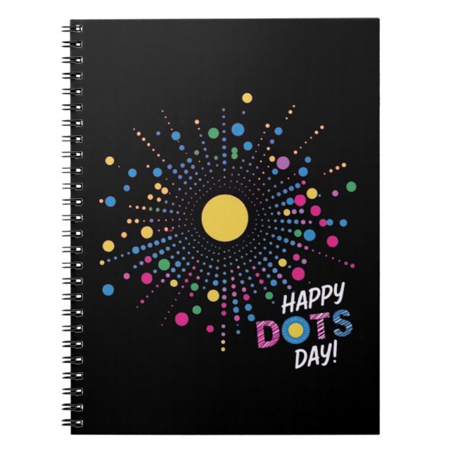 Caderno Espiral feliz dia dos pontos (Frente)