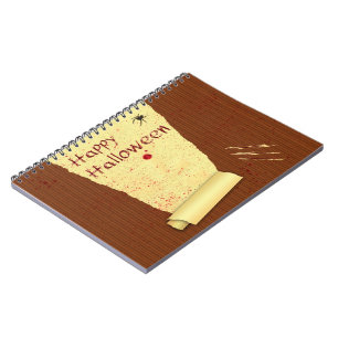 Caderno Espiral Feliz Halloween Bloody Wallpaper