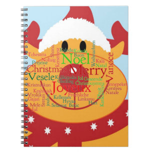 Caderno Espiral Feliz Natal