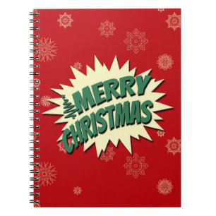 Caderno Espiral Feliz Natal
