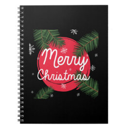 Caderno Espiral Feliz Natal
