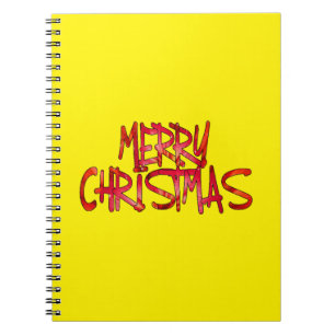 Caderno Espiral Feliz Natal