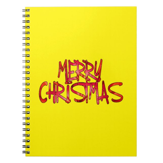Caderno Espiral Feliz Natal (Frente)