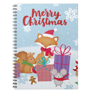 Caderno Espiral Feliz Natal