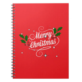 Caderno Espiral Feliz Natal