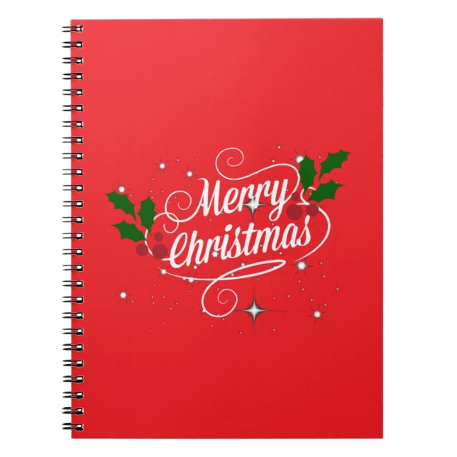 Caderno Espiral Feliz Natal (Frente)