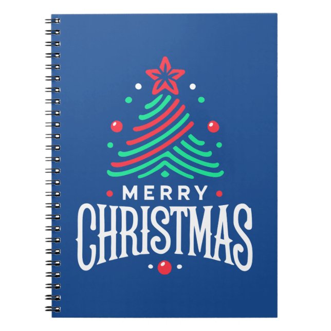 Caderno Espiral Feliz Natal 1 (Frente)