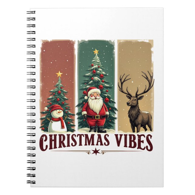Caderno Espiral Feliz Natal Apenas Xmas (Frente)