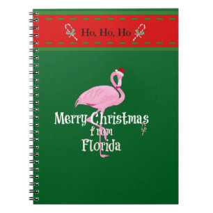 Caderno Espiral Feliz Natal da Flórida