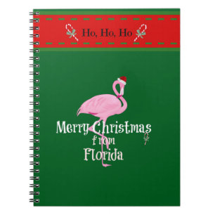 Caderno Espiral Feliz Natal da Flórida
