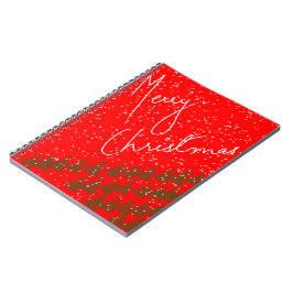 Caderno Espiral Feliz Natal Desenhado à Mão