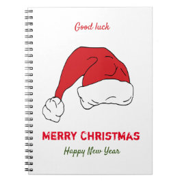 Caderno Espiral Feliz Natal minimalista e Ano novo