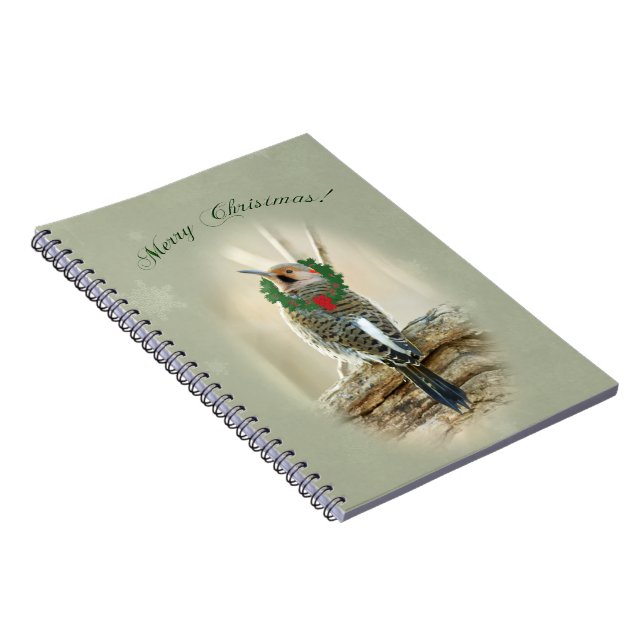 Caderno Espiral Feliz Natal - Norte Flicker (Lado Direito)